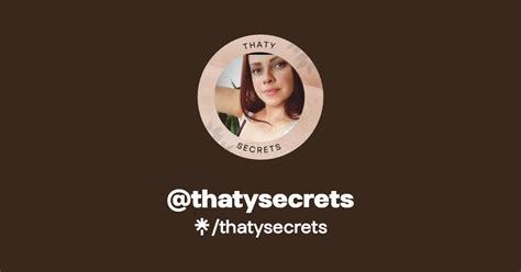 Thatysecrets onlyfans OnlyFans channel