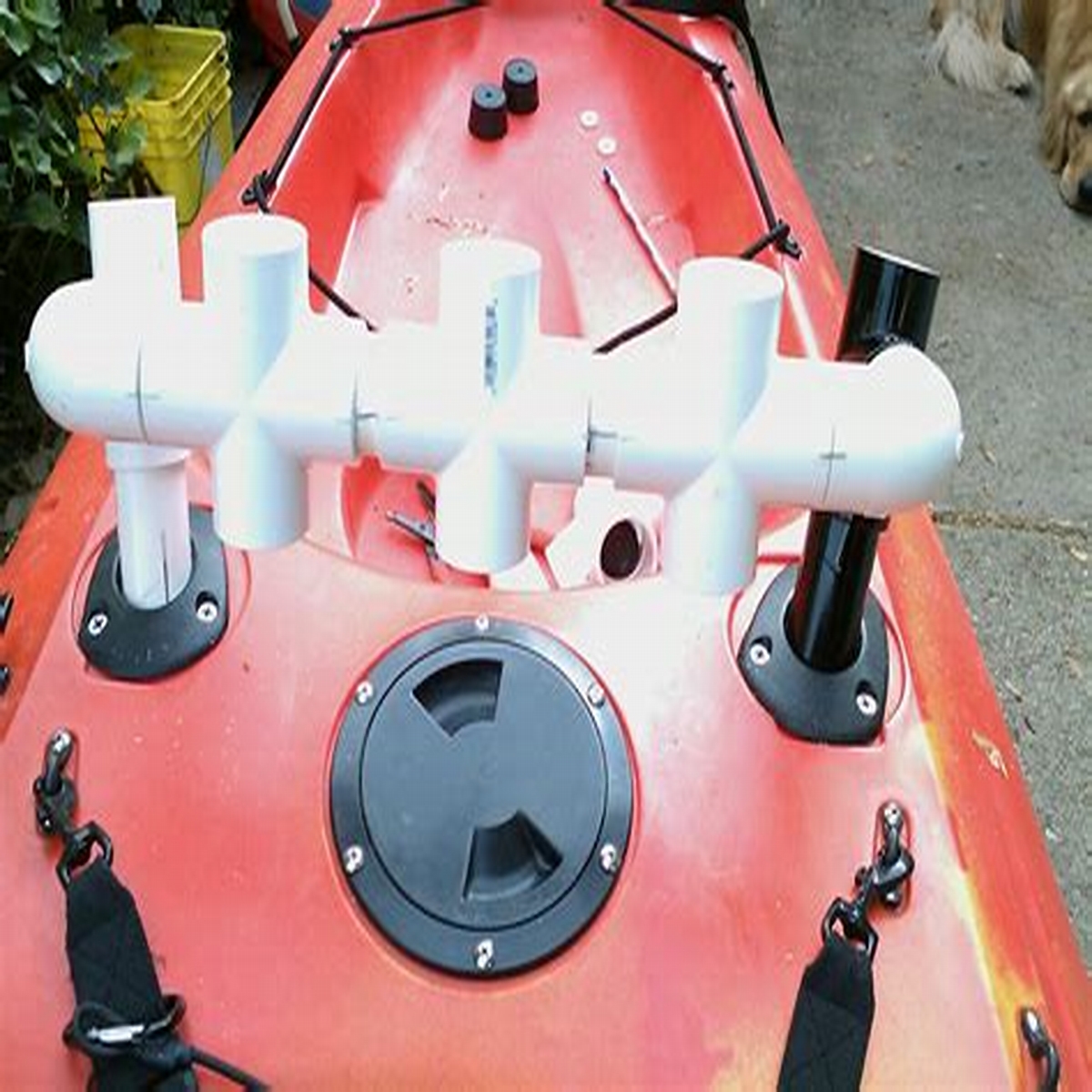 2024 Kayak Pvc Rod Holder Deck elbows 