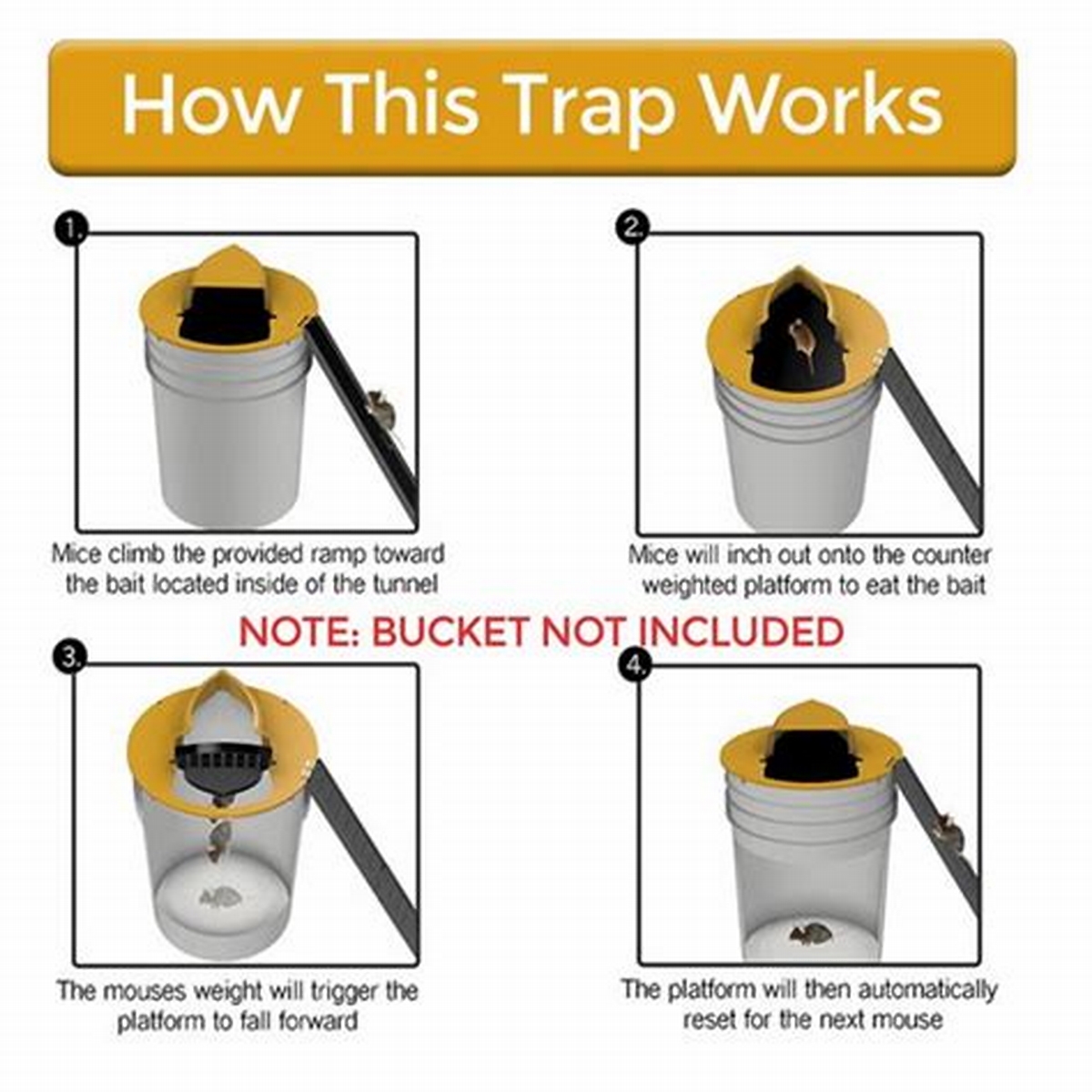 2024 Flip and slide mouse trap RinneTraps get 