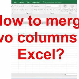 Combine Two Columns In Excel