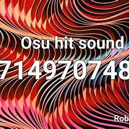 Osu Hit Sound Roblox Id