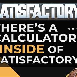 Satisfactory Calculator