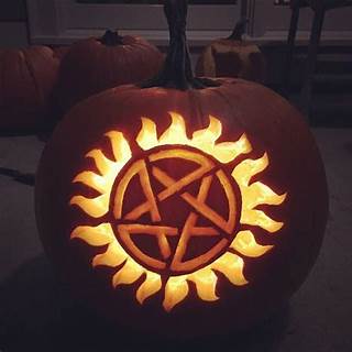 Supernatural Pumpkin Carving Patterns