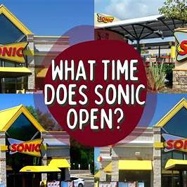 What Time Does Sonic Open