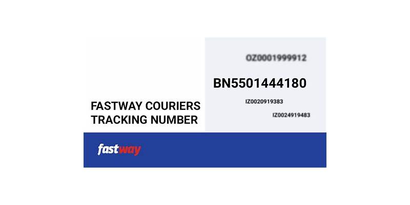 Key Fastway Tracking Number Insights for 2026