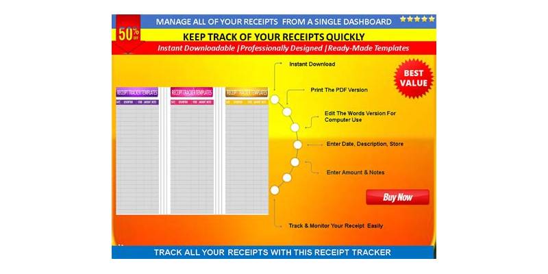 The Receipt Tracking Checklist You Need