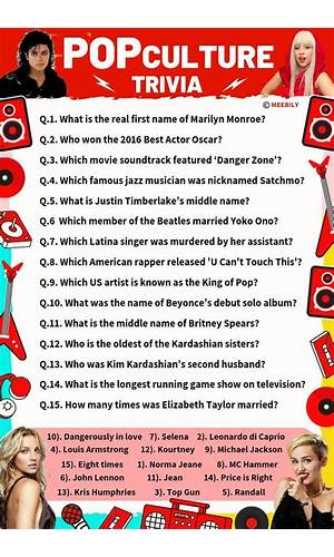 Ebook Pop Culture Trivia Questions And Answers 2013 Ebook Library