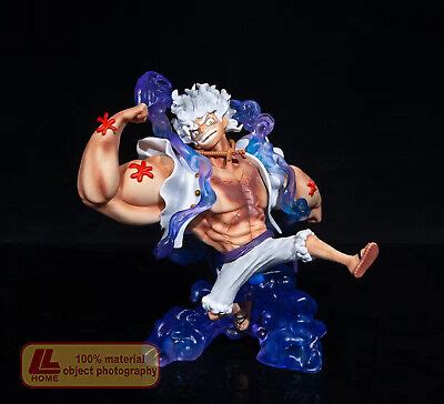 Anime One Piece Monkey D Luffy Muscle Nika Sun God Gear 5 Strong Figure