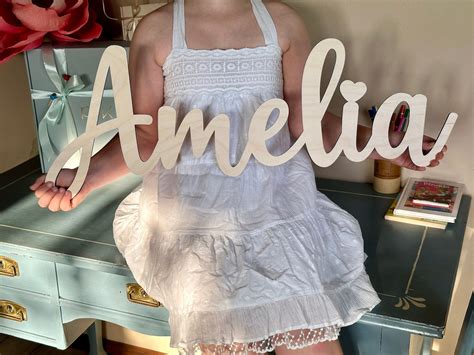 Kid Name Cut Out Wooden Name Sign Custom Nursery Decor - Etsy UK