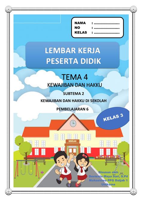 Tema Kebutuhanku Subtema Kesehatan - Mcschools Innovation