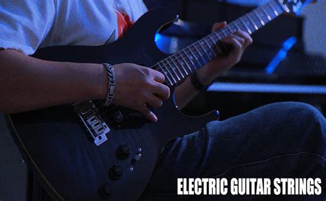 Amazon.com: Electric Guitar Strings, Nickel-Plated Alloy Wound High ...
