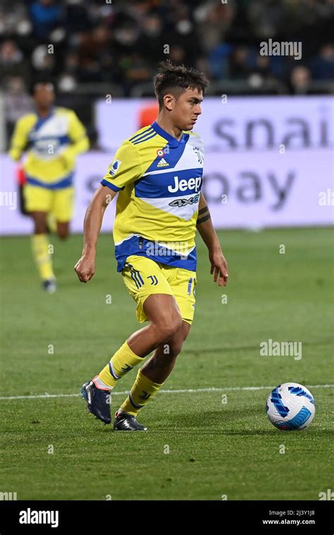 Cagliari, Italy. 09th Apr, 2022. Paulo Dybala (juventus) in action