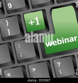 Webinar Icon Internet Button On White Background Stock Photo Alamy