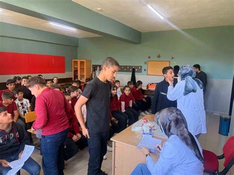 Kahta'da ADSM köy okulu öğrencilerine ağız ve diş sa…