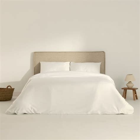 Copripiumino 100% cotone 200 fili bianco 140X200 cm Blanco químico ...