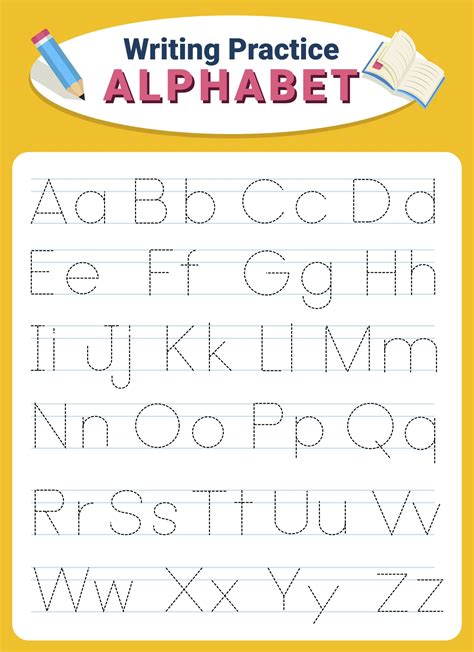 Alphabet Trace Letters