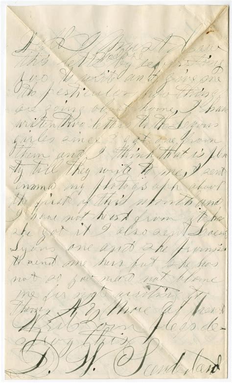 Home; I have looked for a letter all the last week | Digital Collections