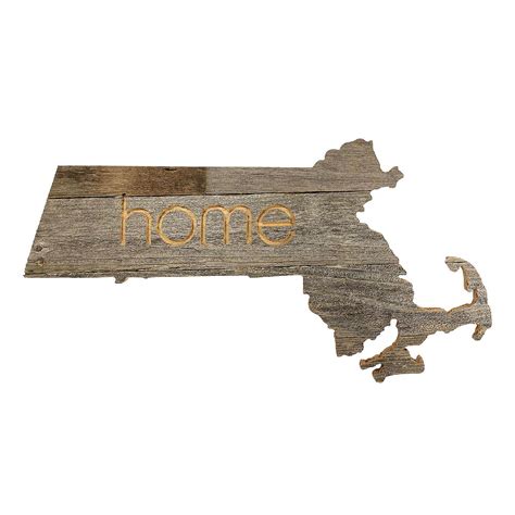 large rustic farmhouse massachusetts home state reclaimed wood wall