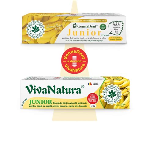 Pasta De Dinti Naturala Cu Argila Si Banane Junior Ml Farmacia