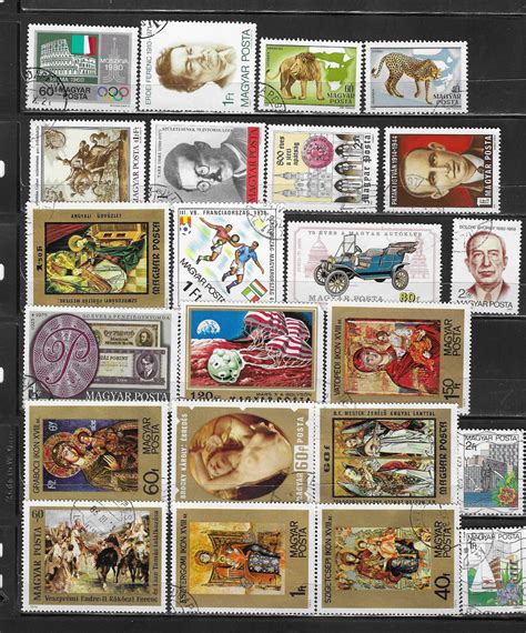 Hungary Collection Of Different S Cto Commemorative Stamps