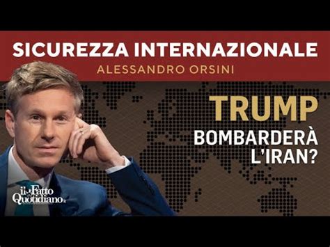 Trump bombarderà l’Iran? La diretta con Alessandro Orsini