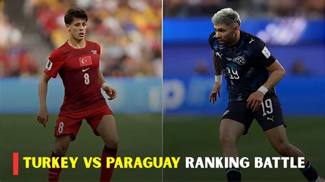 turkiye  paraguay fifa rankings compared  important  world