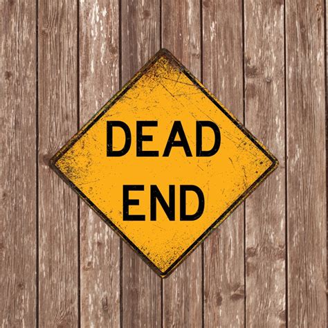End of Dead Sign - Etsy UK 