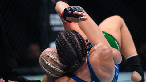 UFC Paris video: Sam Hughes chokes out Shauna Bannon in Round 2