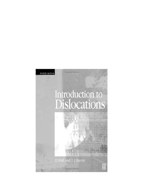 Introduction to Dislocations Fourth Edition Derek Hull pdf download ...