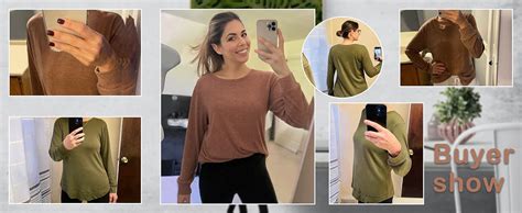 KUOTAI Womens Long Sleeve T Shirts Casual Tops Dressy Fashion Blouses ...