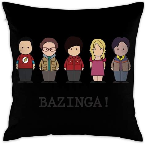 Jiayicenk The Big Bang Theory Bazinga Funda De Coj N Decorativa