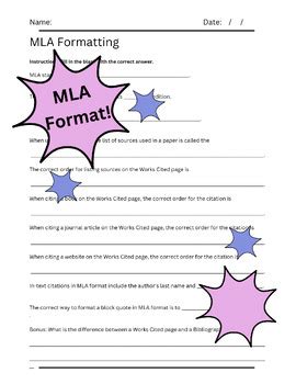 What Is Mla Format - Unlock Your Potential
