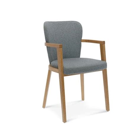 Krzesło tapicerowane Fameg Lava buk premium z podłokietnikami do ... 