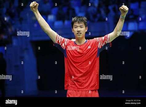 Yan Zhe FENG aduring the final of Yonex French Open 2025 ... 