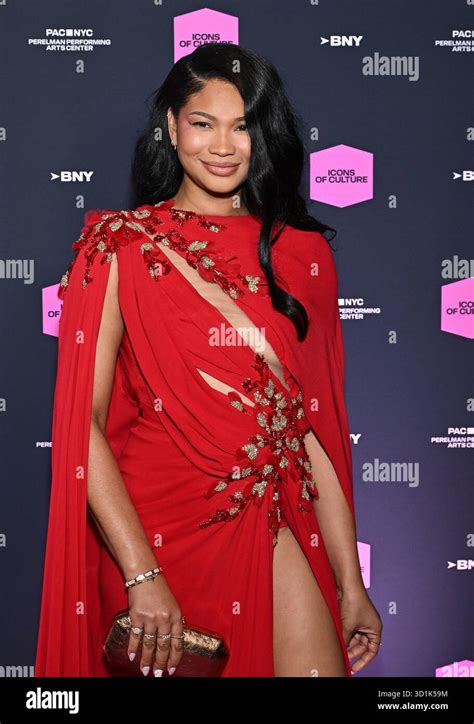 Chanel Iman attends the PAC NYC Icons of Culture Gala at Perelman ... 