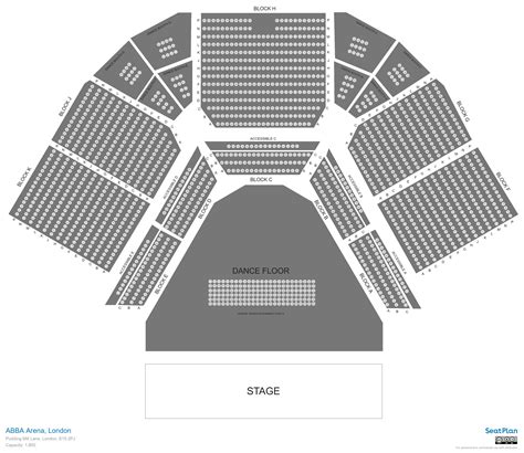seats  abba voyage  london