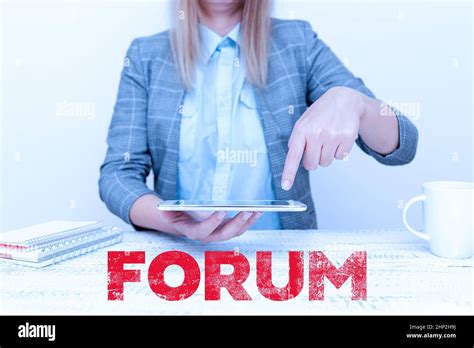 Inspiration showing sign Forum, Internet Concept the place or section