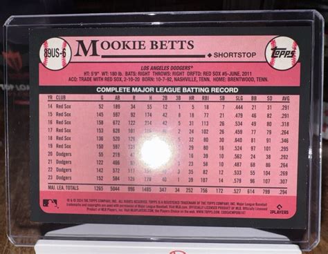 Topps Update Series Topps Baseball Us Mookie Betts Ebay