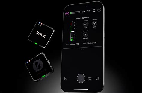 rodes wireless   wireless pro   connect  iphone