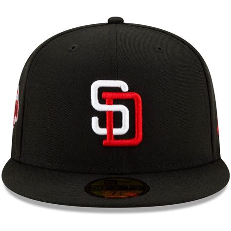 Men's San Diego Padres New Era Black 1992 MLB All-Star Game Cooperstown ...