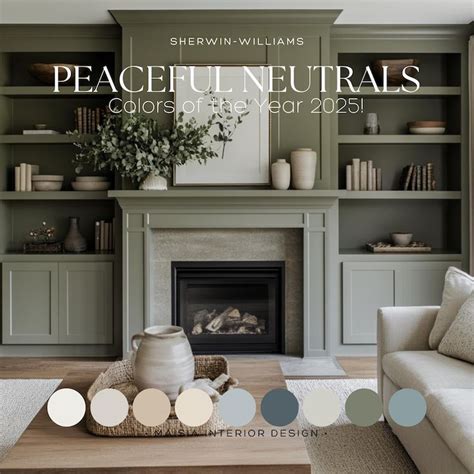 Peaceful Neutral Color Scheme Sherwin Williams Color Palette Of The