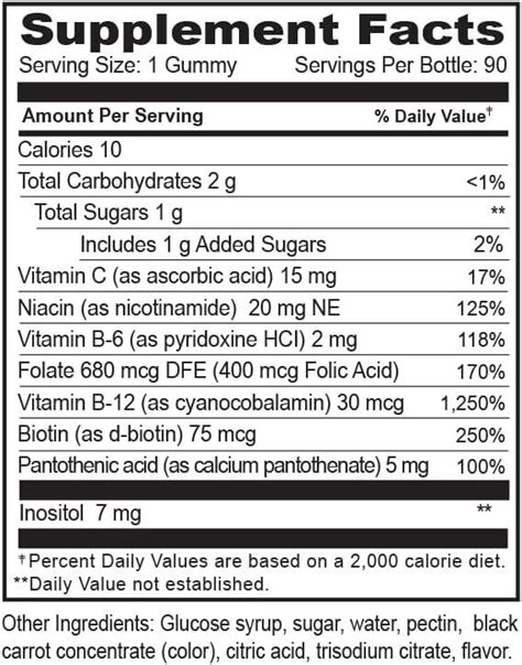 YumVs Vitamin B Complex With Vitamin C Gummies B12 B6 Niacin Folic