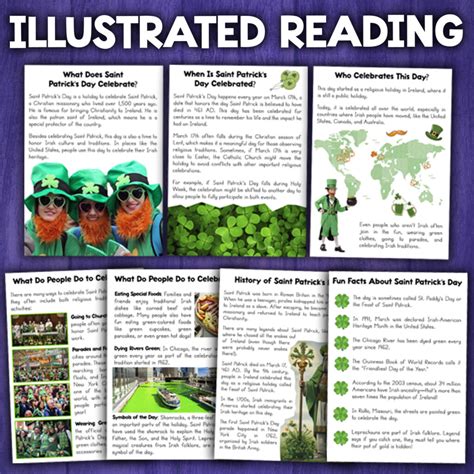 St Patrick S Day Reading Comprehension Passages Questions