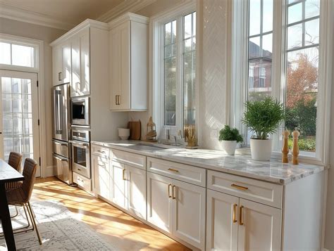 Double Dove White Cabinets | Bright RTA Kitchen & Fast Shipping – Like