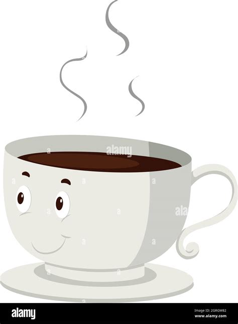 Hot Coffee Chocolate Cup Stock Vector Images Alamy
