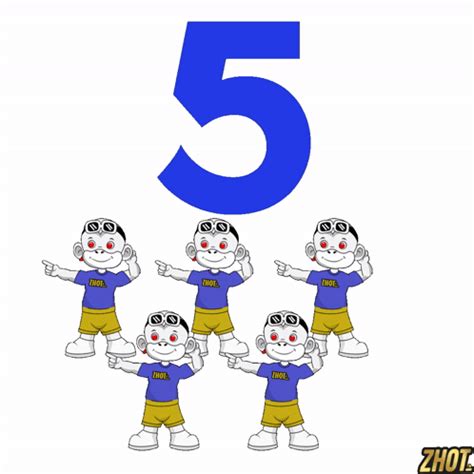 5 Five Sticker - 5 Five Cinco - Descubre y comparte GIF