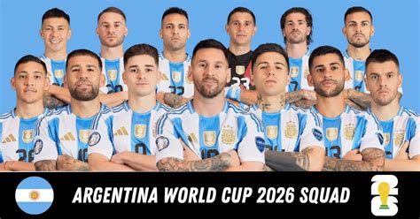 argentina world cup  squad final  player list