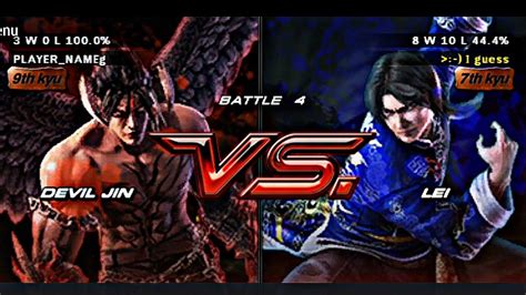 TEKKEN 6 DEVIL JIN VS LEI FIGHT YouTube