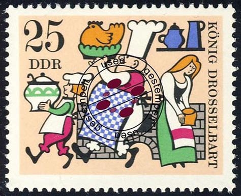 1327 Märchen König Drosselbart 25 Pf O gestempelt eBay