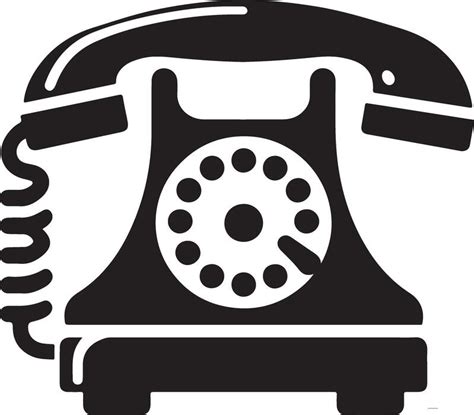 telephone clipart vector art icons  graphics
